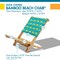 Duck Covers Bamboo Beach Chair, Real Teal Palm DRTCH2522 - alternate 5